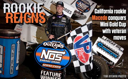 Macedo claims second World of Outlaws win, first with Kyle Larson Racing