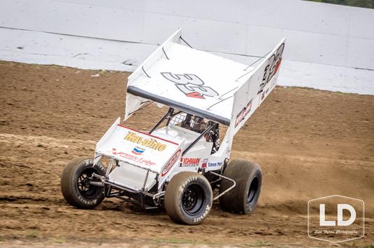 Van Dam Gets Flat Tire While Leading Main Event at Skagit Speedway