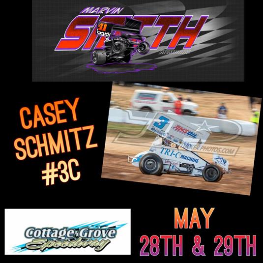 FAMOUS TRI-C CAR RETURNS TO COTTAGE GROVE SPEEDWAY WITH CASEY SCHMITZ AT THE HELM!!