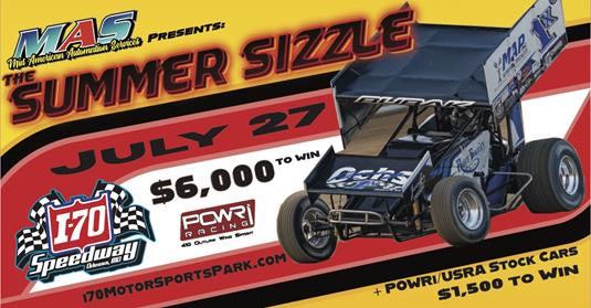 INCREASED PURSE FOR SUMMER SIZZLE PRES. BY MID AMERICAN AUTOMATION SERVICES