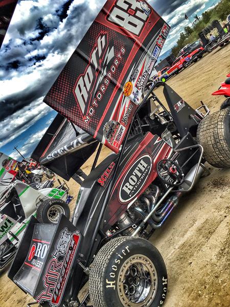 Giovanni Scelzi Records Top Five During 410 Winged Sprint Car Debut