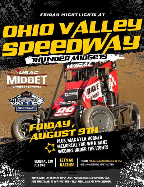 MIDWEST THUNDER MIDGETS INVADE THE VALLEY