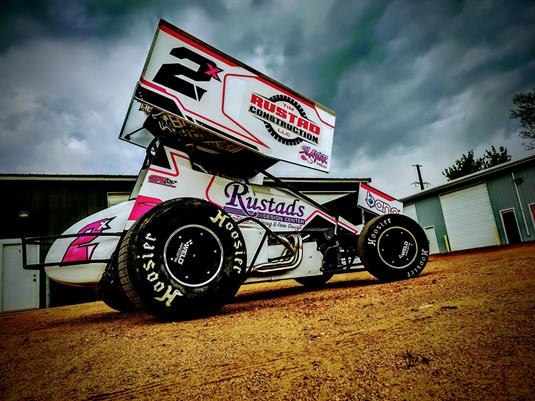 Rustad Positive After First Sprint Car Start in Four Years