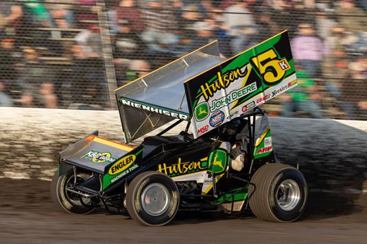 Nienhiser Battles World of Outlaws at Tri-State Speedway Before USAC Schedule Ramps Up