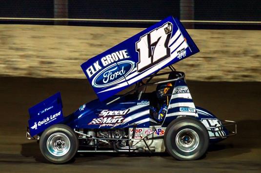 Wood Charges from the Back at Tri-City Speedway, Knoxville Raceway