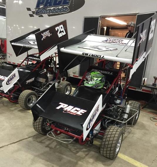 Kevin Swindell Charges from 20th to Seventh in Outlaw Winged Feature at Tulsa Shootout