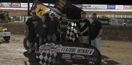 BUMPER TO BUMPER IRA SPRINTS SURVIVE WEATHER THREAT AS BALOG FENDS OFF THIEL FOR VICTORY AT 141 SPEEDWAY!