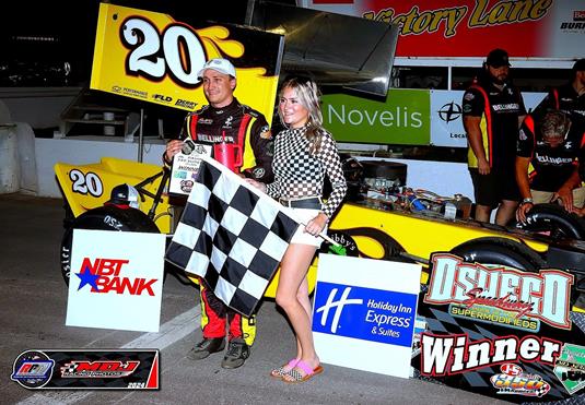 Kyle Perry Dominates Friday Night Lights Portion of J&S Paving 350 ‘Super Spectacle’ Weekend at Oswego Speedway