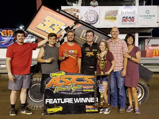 Daniel Victorious at the Historic Missouri State Fair Speedway