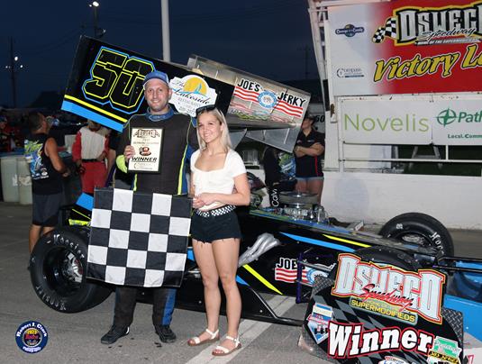 Cliff Capitalizes for First J&S Paving 350 Super Victory of 2023