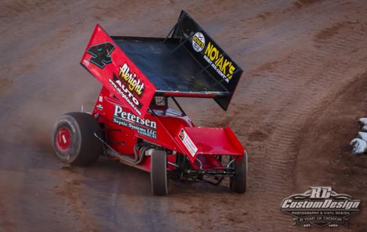 Alex Pokorski gets back on track with season-best 360 Sprint Car showing at Plymouth