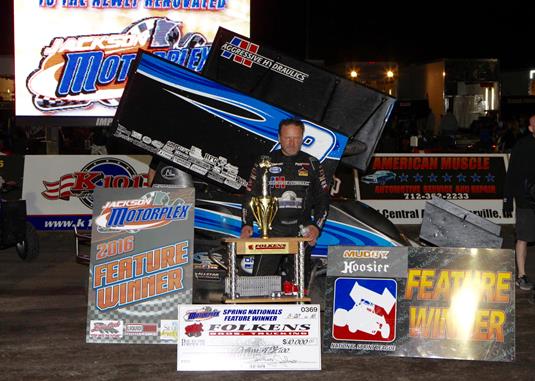 Dollansky, Friedrichsen and Ballenger Record Feature Wins during Folkens Brothers Trucking Spring Nationals at Jackson Motorplex