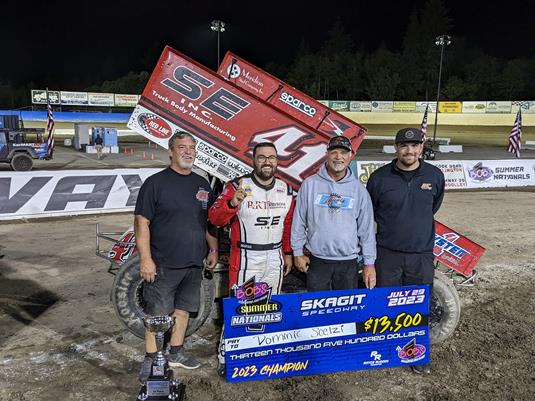 Dominic Scelzi Scores Four Western Sprint Tour Victories During Busy Week in Northwest