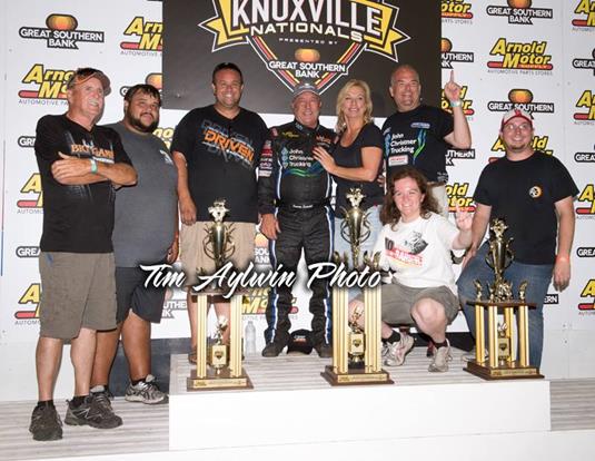 Swindell Becomes Only Second Driver to Win 410 and 360 Knoxville Nationals