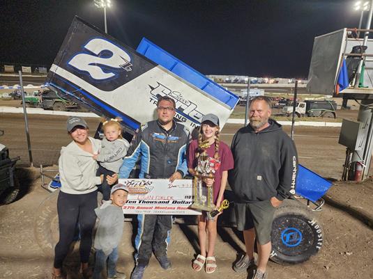 Forler Bags $10,000 At Electric City Speedway's Montana Roundup!