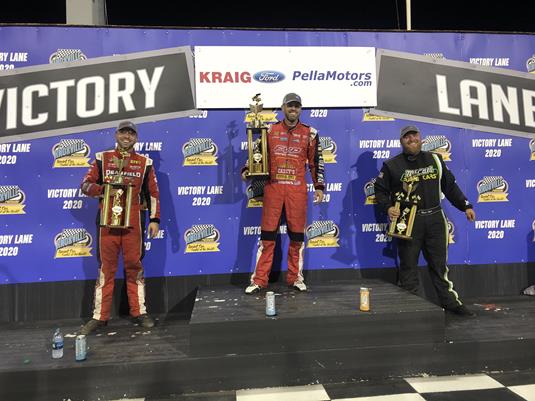 Brian Brown Earns 50th Win at Knoxville Raceway and Hard Charger Award at 81 Speedway