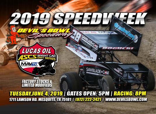 ASCS Speedweek Continues Tuesday At Devil's Bowl Speedway