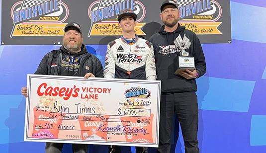 Ryan Timms Breaks Through for First Knoxville Win!