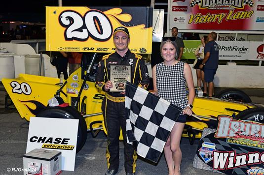 Kyle Perry Goes Flag-to-Flag for Second Career J&S Paving 350 Supermodified Win