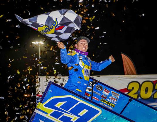 Kubota High Limit Racing season champ Sweet wins Diamond Classic makeup at Lucas Oil Speedway