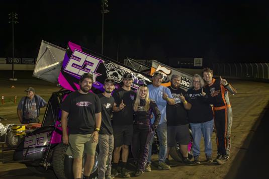 Miller siblings crowned Sprint Car Champions, plus Moore, Hillier, Scott, and Kerrigan win.