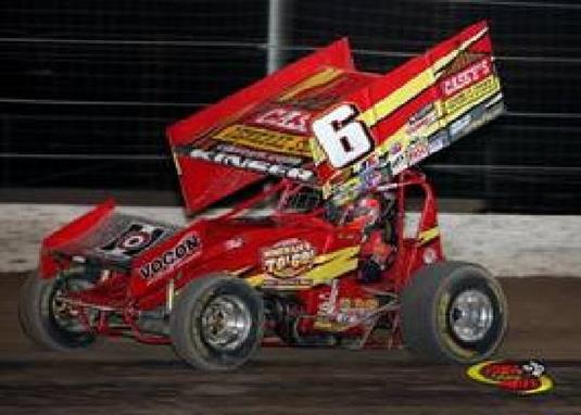 Many Variables: Kraig Kinser Wraps up the California Spring Break Tour with a Top-10 Finish at Calistoga Speedway
