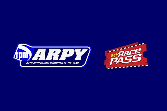 MYRACEPASS AND RPM CONTINUE TO BUILD PARTNERSHIP MYRACEPASS TO PRESENT AUTO-RACING PROMOTER OF THE YEAR (ARPY) RECEPTION IN DAYTONA & POST CONFERENCE