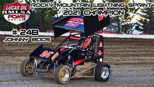 Johnny Boos Back as POWRi Rocky Mountain Lightning Sprint Points Champion