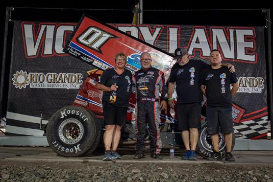 Sammy Swindell Sweeps Weekend Wins at Vado Speedway Park with POWRi Desert Wing Sprints
