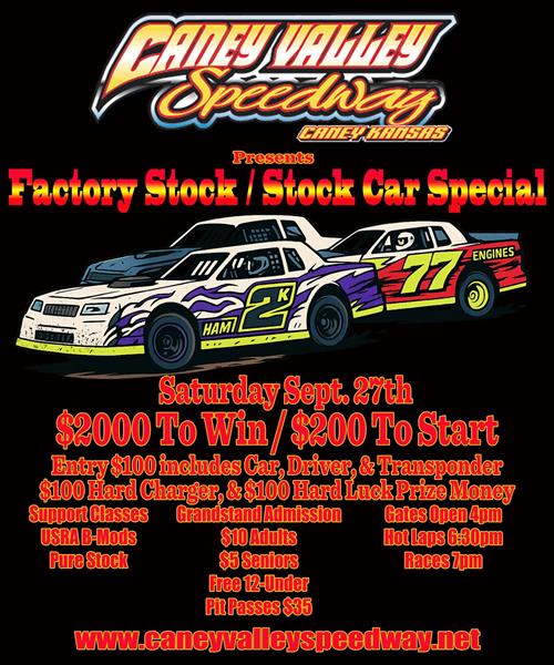 $2000 To Win Factory Stock Special