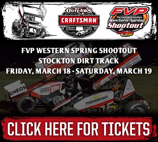 Stockton Dirt Track March 18-19 Get Your Tickets Now!