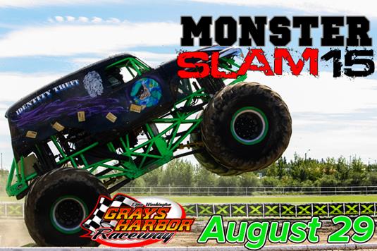 Monster Trucks Invade Grays Harbor Raceway this Saturday Aug 29th