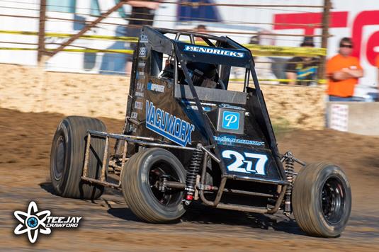 Hendricks Shows Improvement During Four Nights of USAC Racing