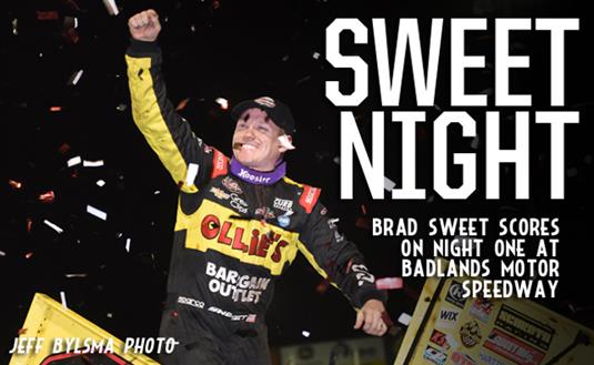 Brad Sweet Has a Good Night at Badlands Motor Speedway