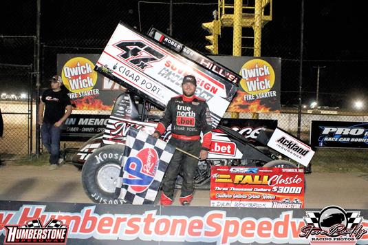 WESTBROOK TAKES SOS WIN ON NIGHT ONE OF HUMBERSTONE'S FALL CLASSIC