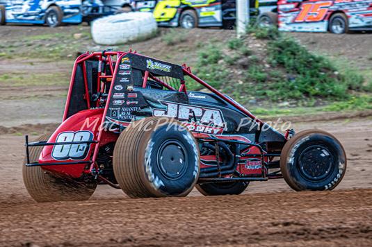 Amantea Earns Top 10 During USAC East Coast Sprint Cars Race at Georgetown