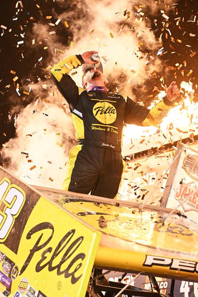 LONG TIME COMING: Justin Peck Wins First-Career Feature at Eldora Speedway