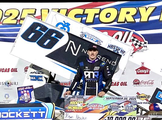 Newton, Yeley earn final-night Hockett-McMillin Memorial feature wins
