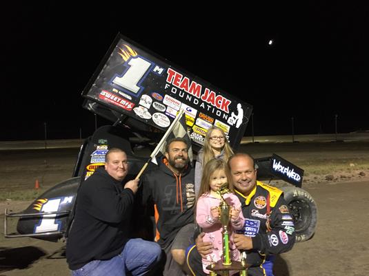 Lasoski Uses Late-Race Pass in Traffic to Steal Opening Night of the NSA Shootout’s Dan Laber Memorial at Billings Motorsports Park