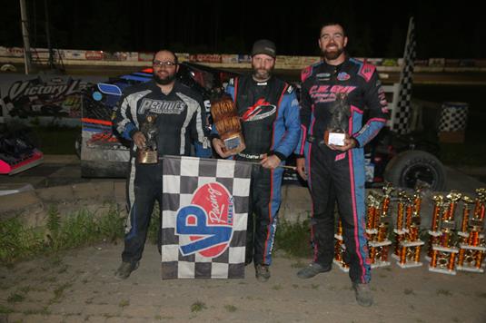 Kevin Chaffee takes home the Bear and the Cash in the DIRTcar Sabil & Sons Sportsman Mods Jake Wolf and Jacob Green are winners in the R.E. Hinkley Gr