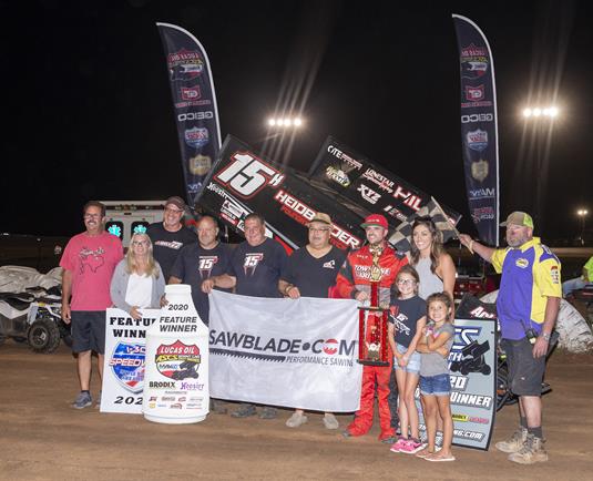 Flat Left Front Not Enough To Stop Hafertepe At I-30 Speedway With Lucas Oil ASCS