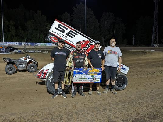 Dominic Scelzi Triumphant at Ocean Speedway and Cottage Grove Speedway