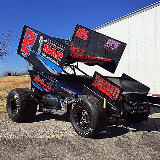 Blurton Back Behind the Wheel of a 360ci Sprint Car During Busy Weekend