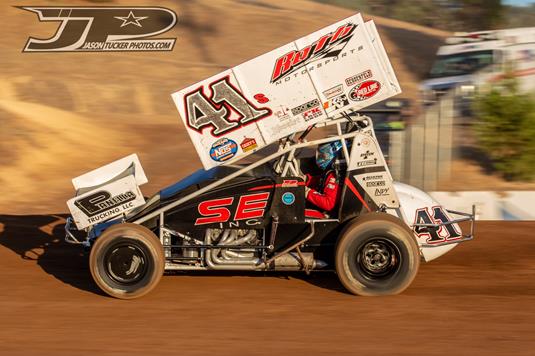 Dominic Scelzi Rebounds for Top 10 During World of Outlaws Race at Calistoga