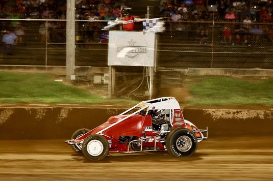 Robert Ballou Gets It Done In Traffic To Take The Checkers At LPS