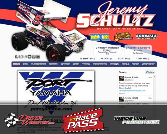 Driver Websites Constructs Website for IRA Sprint Car Driver Jeremy Schultz