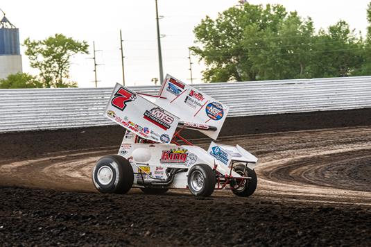 Sides Posts First Top Five With World of Outlaws Since 2017 After Charge at Cedar Lake