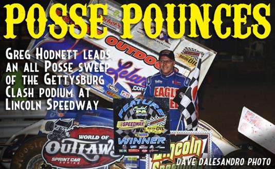 Posse Pounces: Hodnett Scores First Outlaws Win of 2015 at Lincoln Speedway