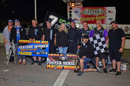 John Nicotra Racing Wins 50th Oswego Feature and Supermodified Challenge Championship in 2023