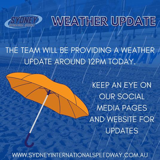 Late Model Showdown - Weather Update